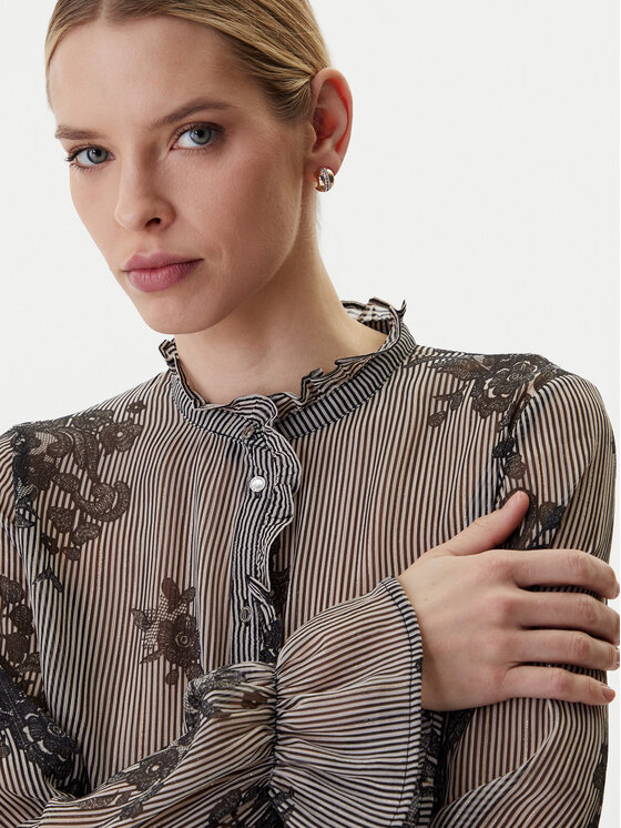 Morgan Morgan Marškiniai 261-COUTY.F Juoda Regular Fit