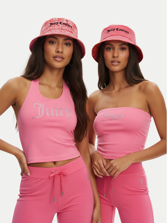 Juicy Couture Juicy Couture Klobúk Bot Bucket JCAWH125711 Ružová