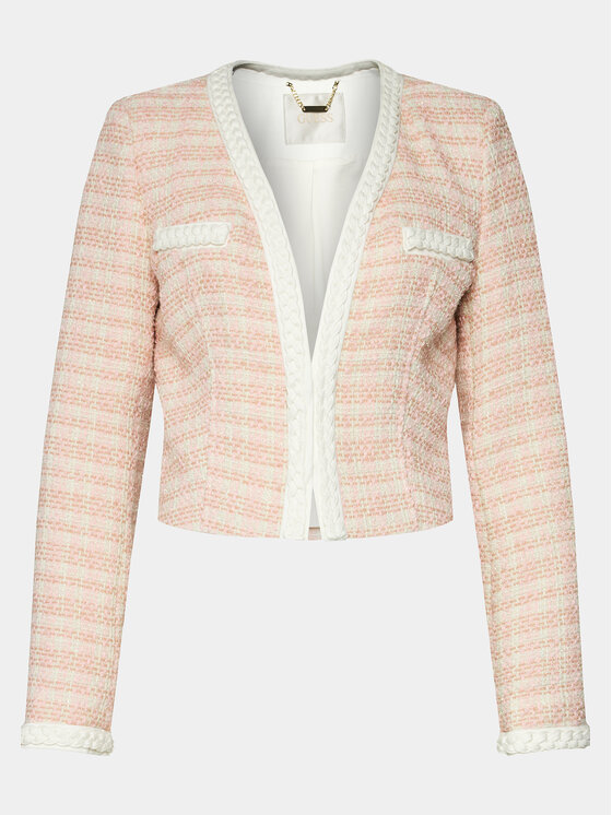 Guess Guess Sakoi Tosca Braid Boucle J W4RN38 WFWV2 Ružičasta Regular Fit