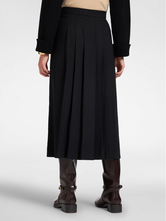 Elena Mirò Elena Mirò Spódnica midi 1006P000103N033 Czarny Flared Fit