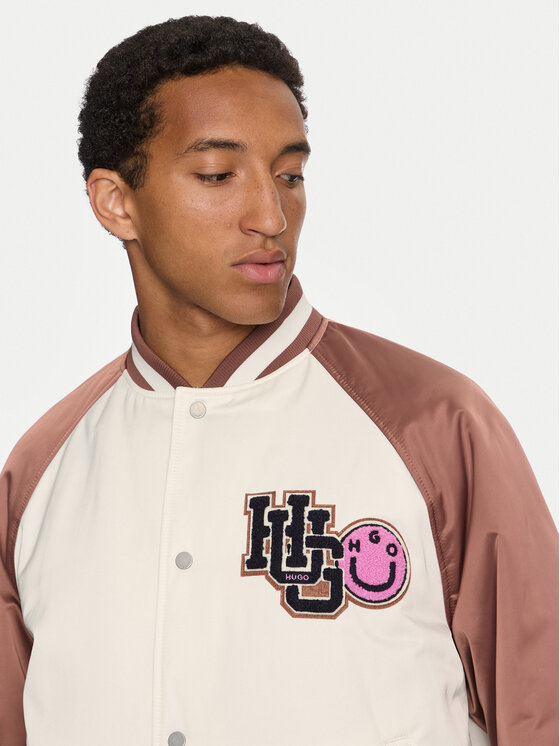 HUGO Hugo Bomber Buckley2431 50517762 Écru Slim Fit