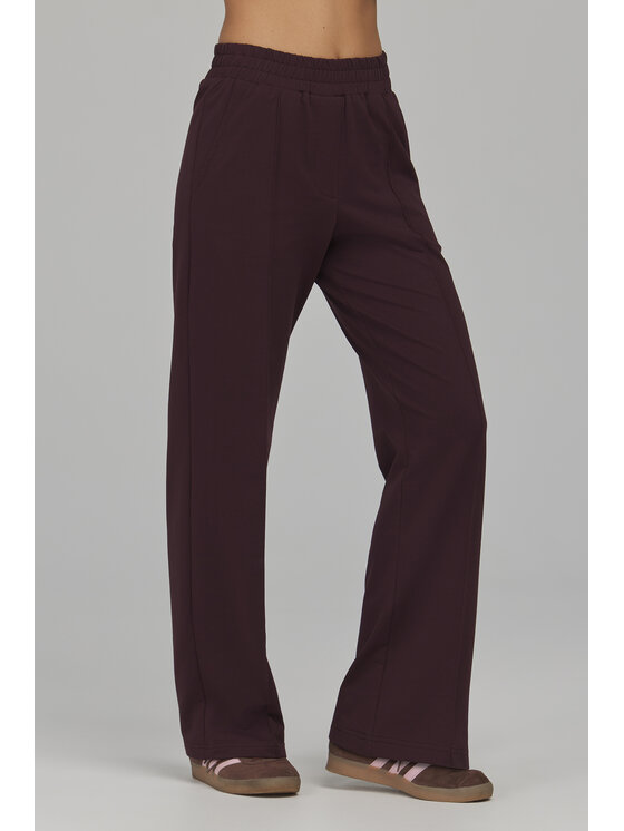 NIFE NIFE Teplákové nohavice SD145 Fialová Relaxed Fit