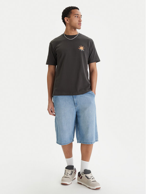 RVCA RVCA T-shirt Pegasus EVYZT00294 Crna Relaxed Fit