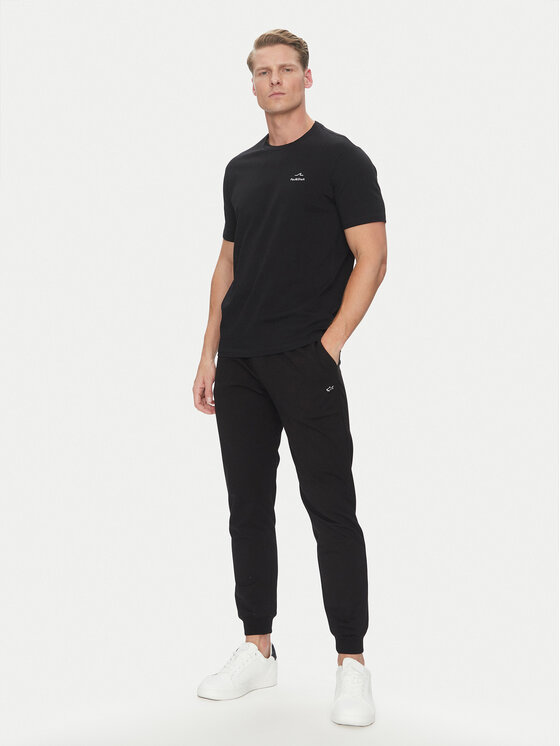 Paul&Shark Paul&Shark Spodnji del trenirke C0P1235 Črna Relaxed Fit