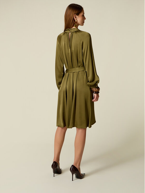 Oltre Oltre Vestito da giorno 7087J000980N0H5 Verde A-Line Fit