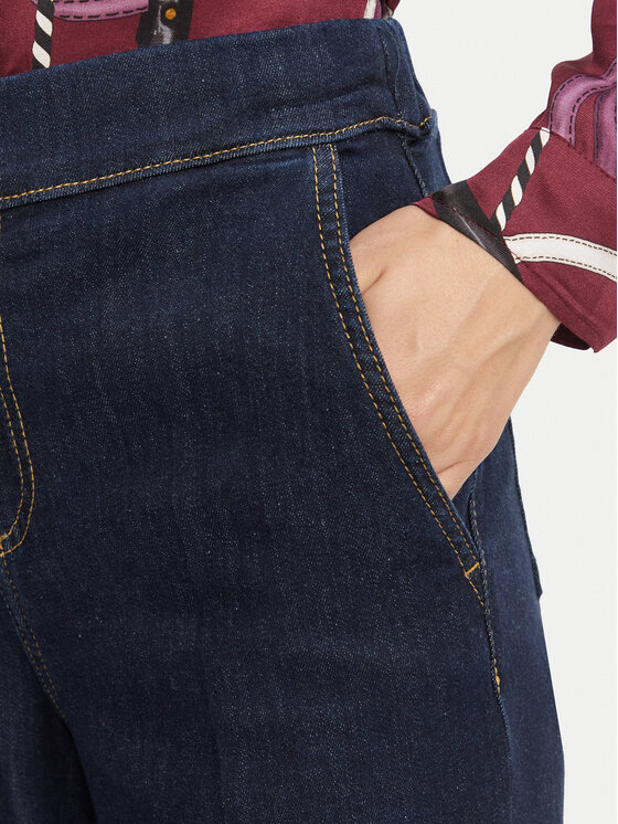 Marella Marella Дънки Struzzo 2625186101 Тъмносин Wide Leg