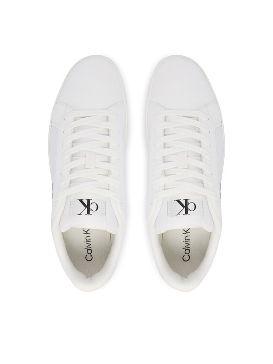 Calvin Klein Calvin Klein Sneakersy 3 Cupsole Laceup Pu Mg YW0YW01781 Biały