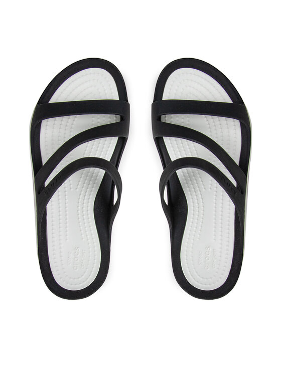 Crocs Crocs Παντόφλες Swiftwater Sandal W 203998 Μαύρο