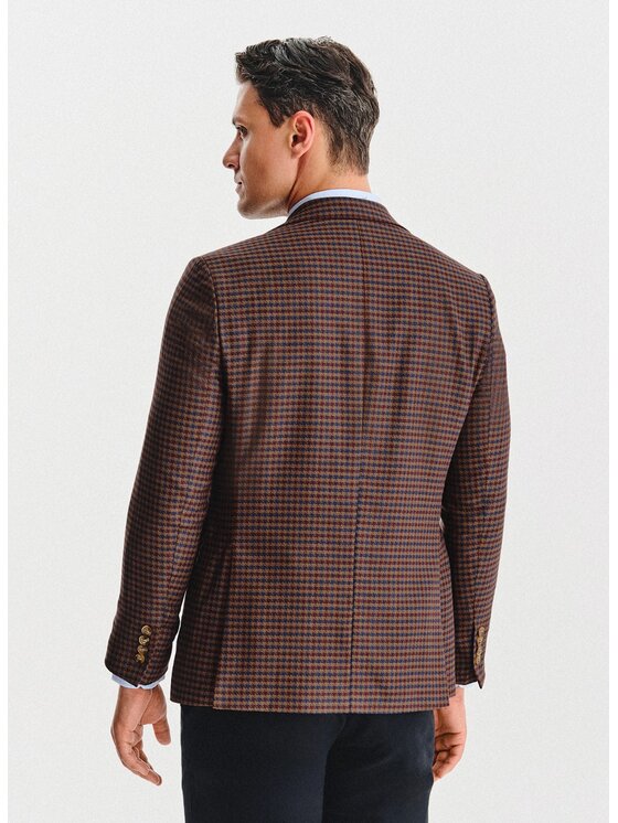 Pako Lorente Pako Lorente Marynarka P25WF-3X-033 Brązowy Slim Fit
