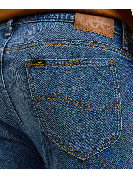 Lee Lee Jeansy 112349323 Niebieski Slim Fit