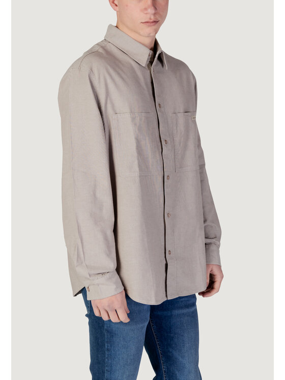 Calvin Klein Jeans Calvin Klein Jeans Camicia CHAMBRAY Beige To Fit