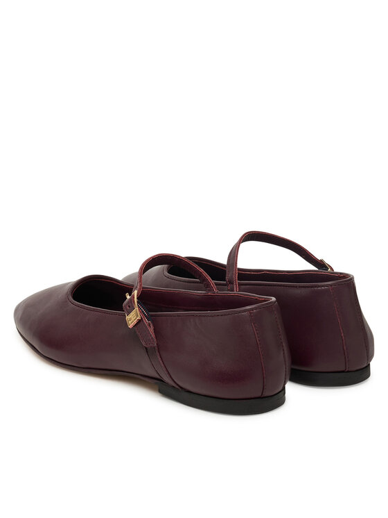 Tommy Hilfiger Tommy Hilfiger Balerinke SmooMaryjane FW0FW09152 Tamnocrvena