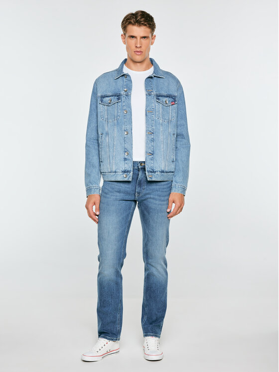 BIG STAR BIG STAR Kurtka jeansowa CHARLIE Niebieski Basic Fit