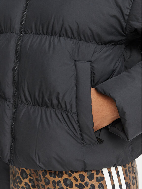 adidas adidas Μπουφάν χειμωνιάτικο Hooded Padded Jacket KT4236 Μαύρο Regular Fit