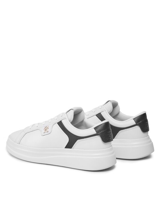 Tommy Hilfiger Tommy Hilfiger Laisvalaikio batai Pointy Court FW0FW07460 Balta
