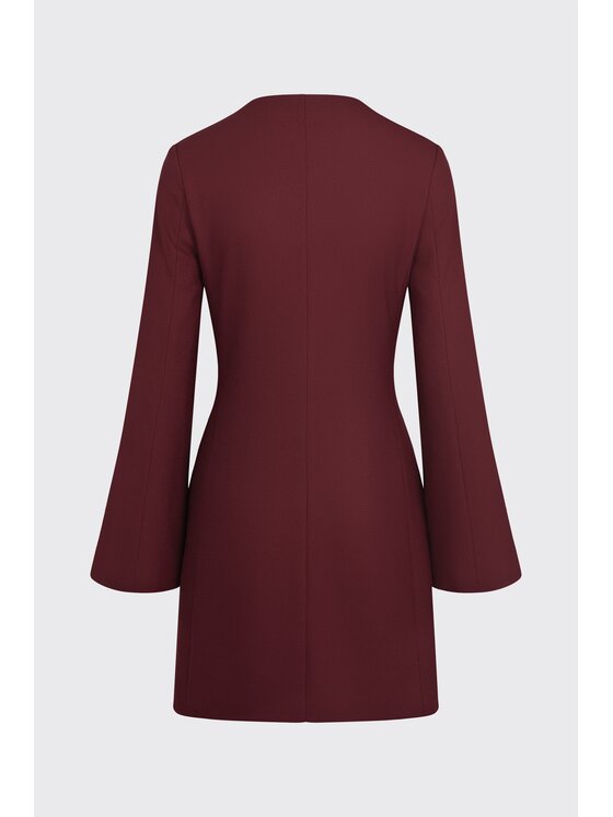 MARI PRETI MARI PRETI Abito da cocktail Charm Bordeaux Regular Fit