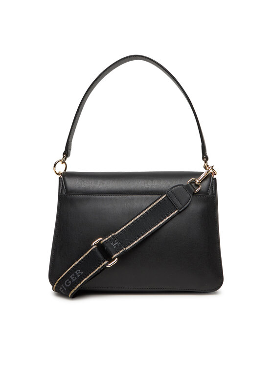 Tommy Hilfiger Tommy Hilfiger Torbica Th Joy Shoulder Bag AW0AW16815 Crna