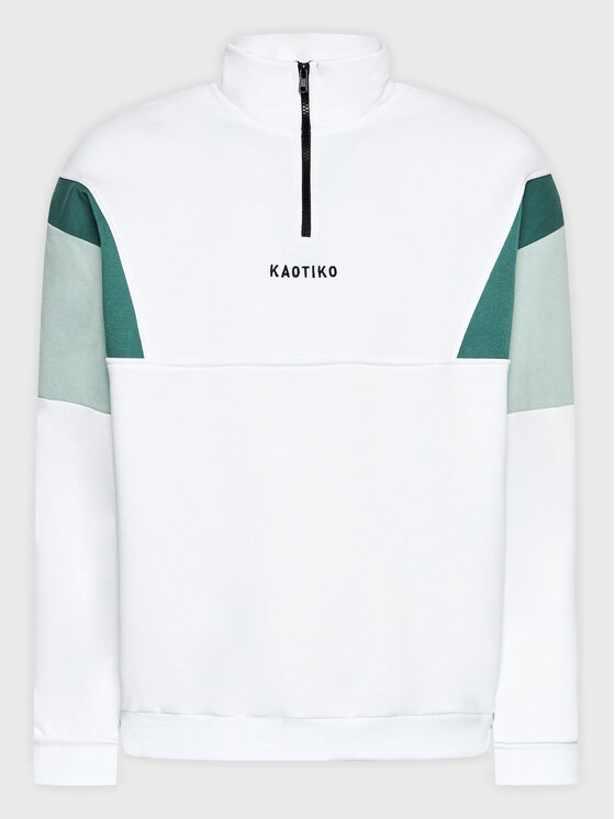 Kaotiko Džemperis Crew Arthur AK048-05-G002 Balta Relaxed Fit
