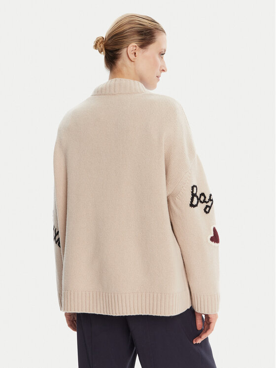 Weekend Max Mara Weekend Max Mara Cardigan Belgio 2525346082 Beige Relaxed Fit