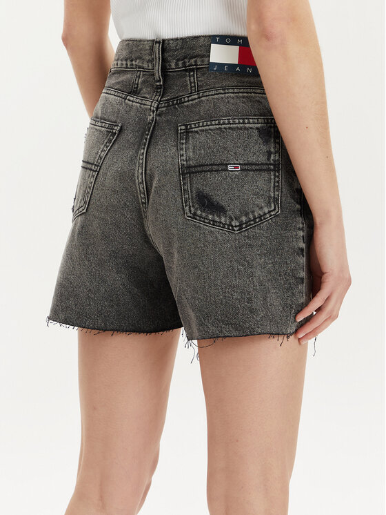 Tommy Jeans Tommy Jeans Szorty jeansowe DW0DW17652 Szary Mom Fit