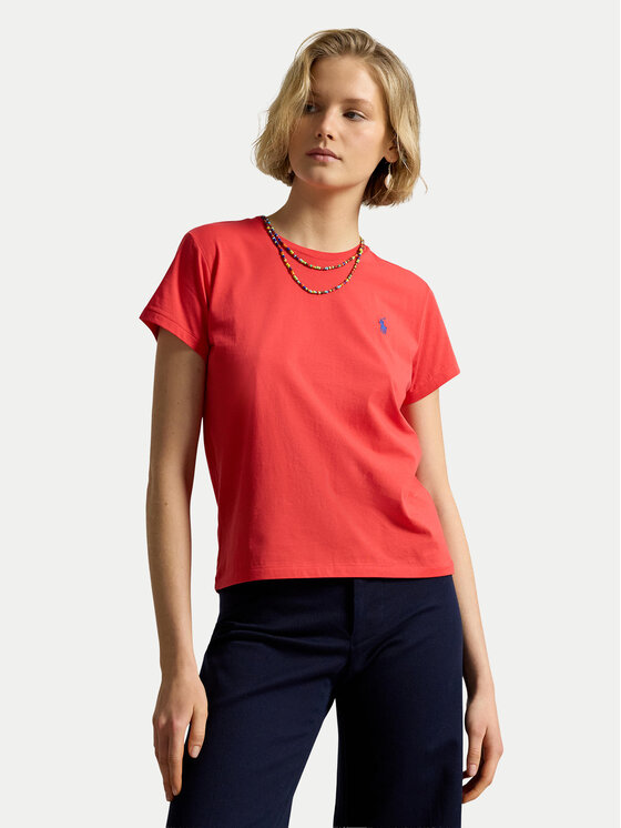 Polo Ralph Lauren Polo Ralph Lauren T-shirt 211B14605021 Rosso chiaro Classic Fit