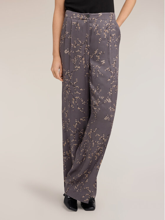 Motivi Motivi Pantaloni di tessuto P02TQ004663N0S3 Grigio Over Fit