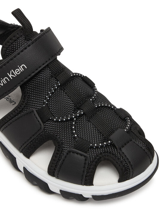 Calvin Klein Calvin Klein Sandali Velcro Sandal V1B2-83320-1591 Črna