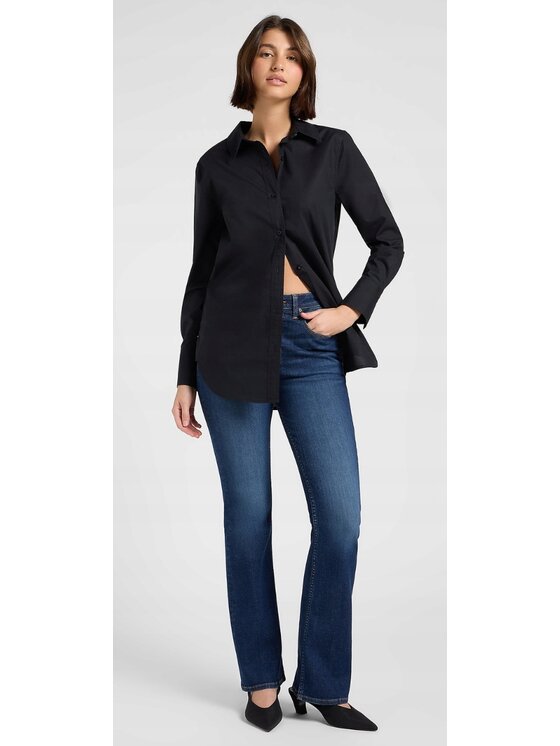 Lee Lee Jeansy Breese Boot Niebieski Bootcut Fit