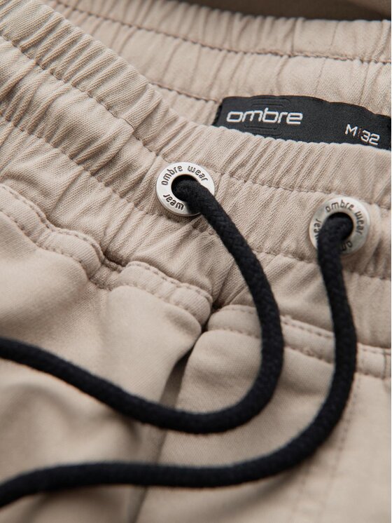 Ombre Ombre Joggery P1521 Szary Relaxed Fit
