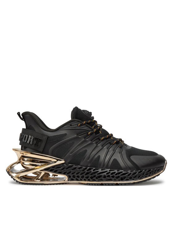 Plein Sport Plein Sport Laisvalaikio batai Chrome Tiger Gen.X.-02 FACS USC0398 STE003N Juoda