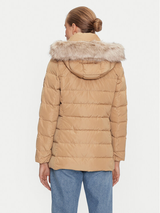 Tommy Hilfiger Tommy Hilfiger Kurtka puchowa WW0WW43600 Beżowy Regular Fit