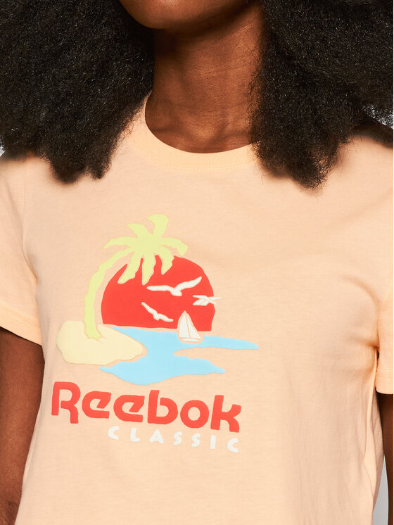 T-shirt Cl Gr Sr Tee GJ4865 Arancione Regular Fit