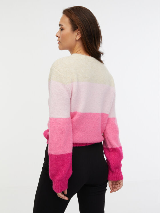 Orsay Orsay Sweter 1000104352000__XS Beżowy Regular Fit