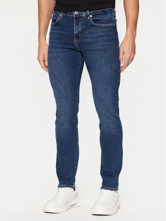 Karl Lagerfeld Jeans Jeans Hlače A1M10005 Mornarsko Modra Skinny Fit