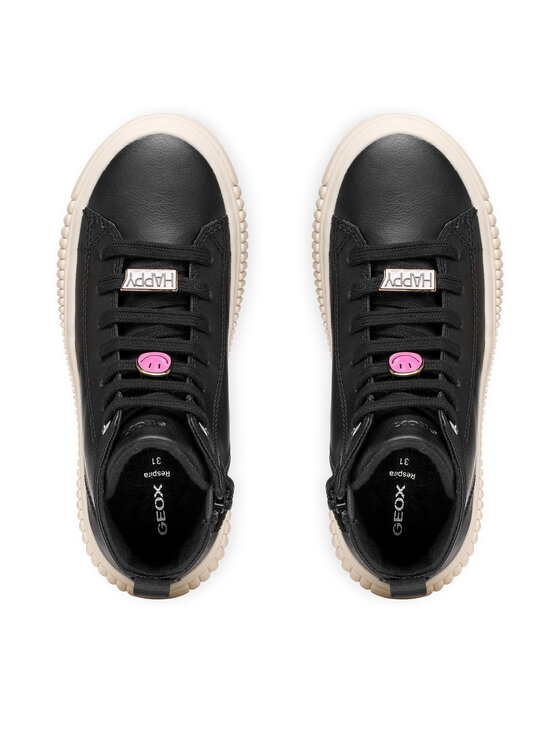 Geox Geox Сникърси J Laquinny Girl J66M3A 000BC C9999 S Черен