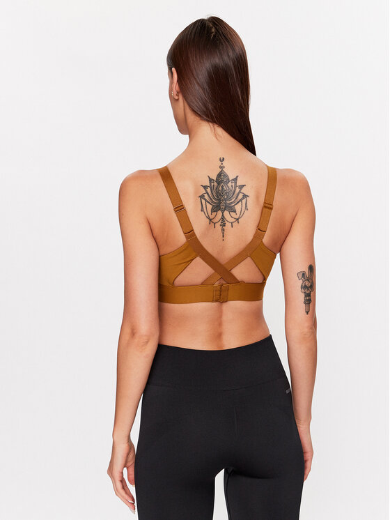 adidas adidas Špotni nedrček Tailored Impact Training High-Support Bra HR9729 Rjava