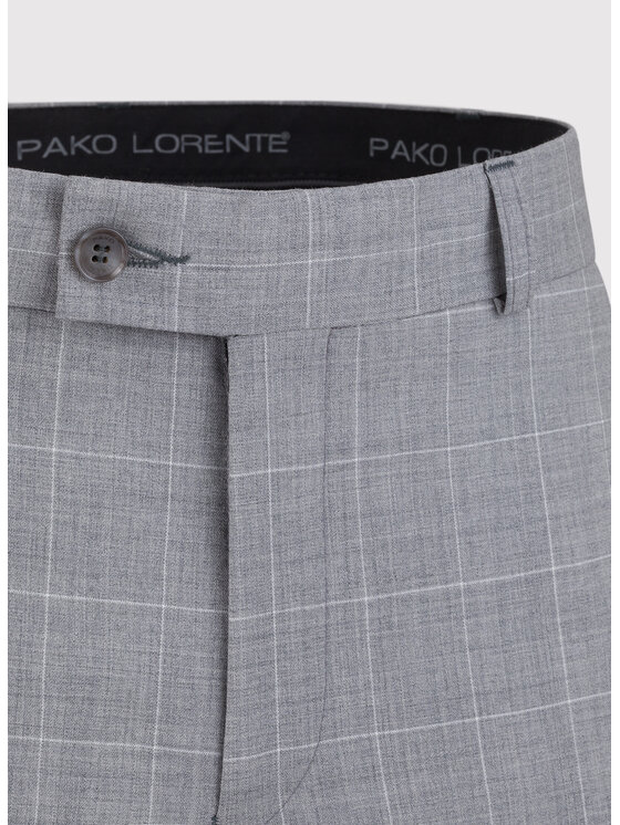 Pako Lorente Pako Lorente Spodnie garniturowe P23SP-6G-022 Szary Slim Fit