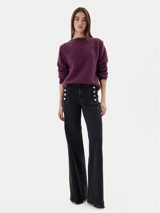 ViCOLO ViCOLO Jeans DF5078 Nero Wide Leg