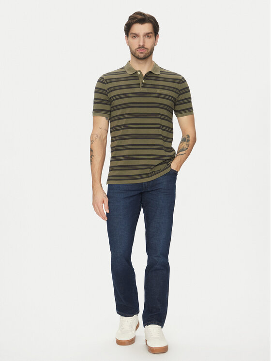 Marc O'Polo Marc O'Polo Polokošeľa 522 2068 53040 Zelená Regular Fit