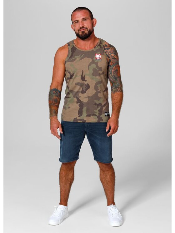 PITBULL PITBULL Tank top Tank Kolorowy Regular Fit