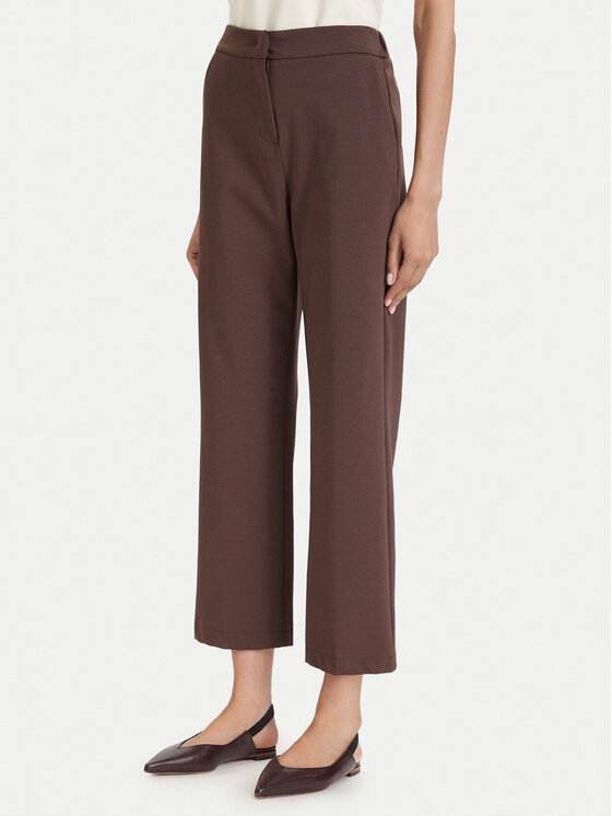 Maryley Maryley Stoffhose 26EB527/06MO Dunkelbraun Regular Fit