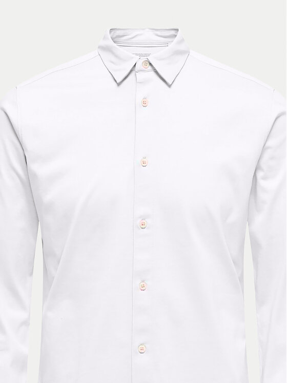 Only & Sons Only & Sons Koszula Robin 22031023 Biały Slim Fit