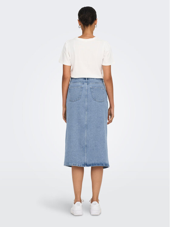 ONLY ONLY Jeans suknja Bianca 15319268 Plava Regular Fit