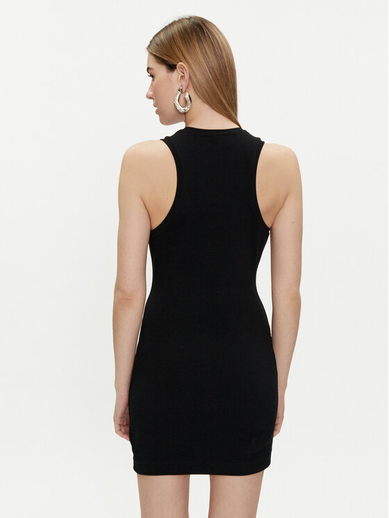 Juicy Couture Juicy Couture Літня сукня Bentley JCBED223812 Чорний Slim Fit