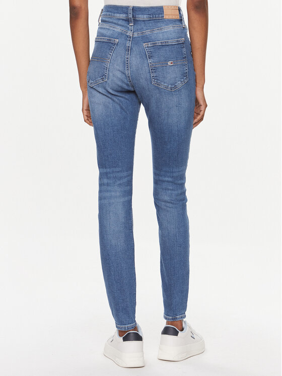 Tommy Jeans Tommy Jeans Jeans hlače Sylvia Hgh Sskn Ah1230 DW0DW17162 Modra Skinny Fit