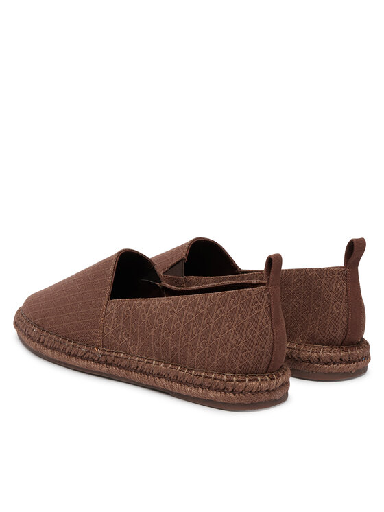 Calvin Klein Calvin Klein Espadrilky Espadrille Aop Cv HM0HM02231 Hnedá