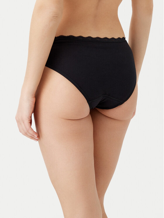 Triumph Triumph Souprava kalhotek Feel Of Cotton 10225045 Černá