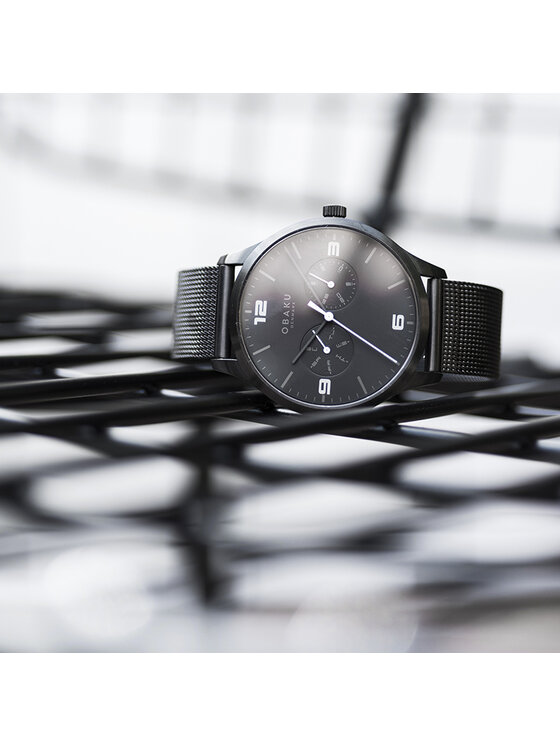 Obaku Obaku Ρολόι V249GMBBMB Μαύρο