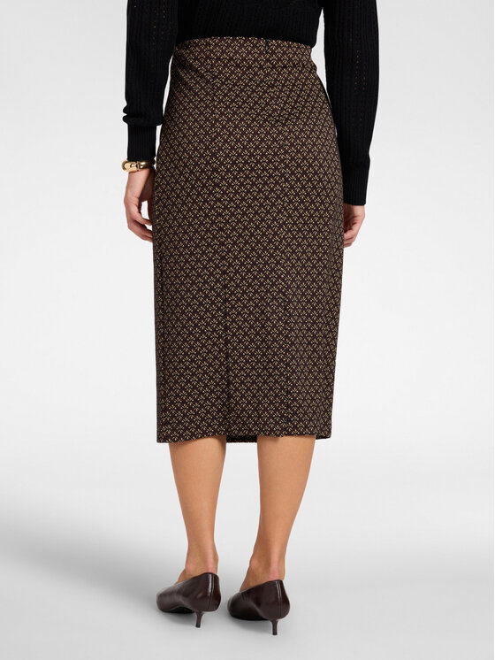 Elena Mirò Elena Mirò Spódnica midi 1006Z000085N001 Czarny Slim Fit