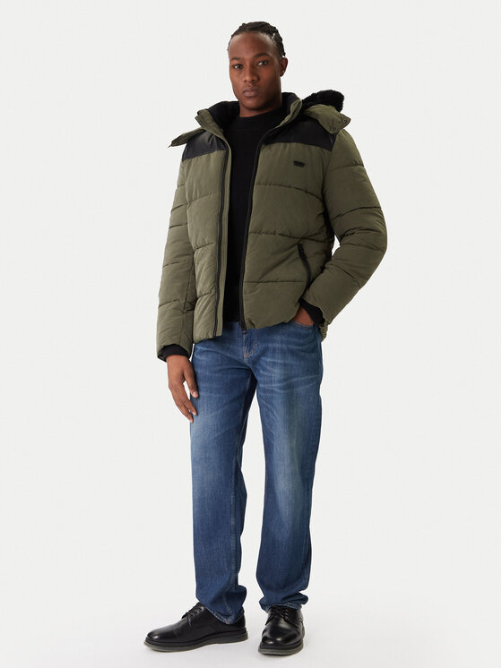 Guess Guess Télikabát M5BL2A W2202 Zöld Regular Fit